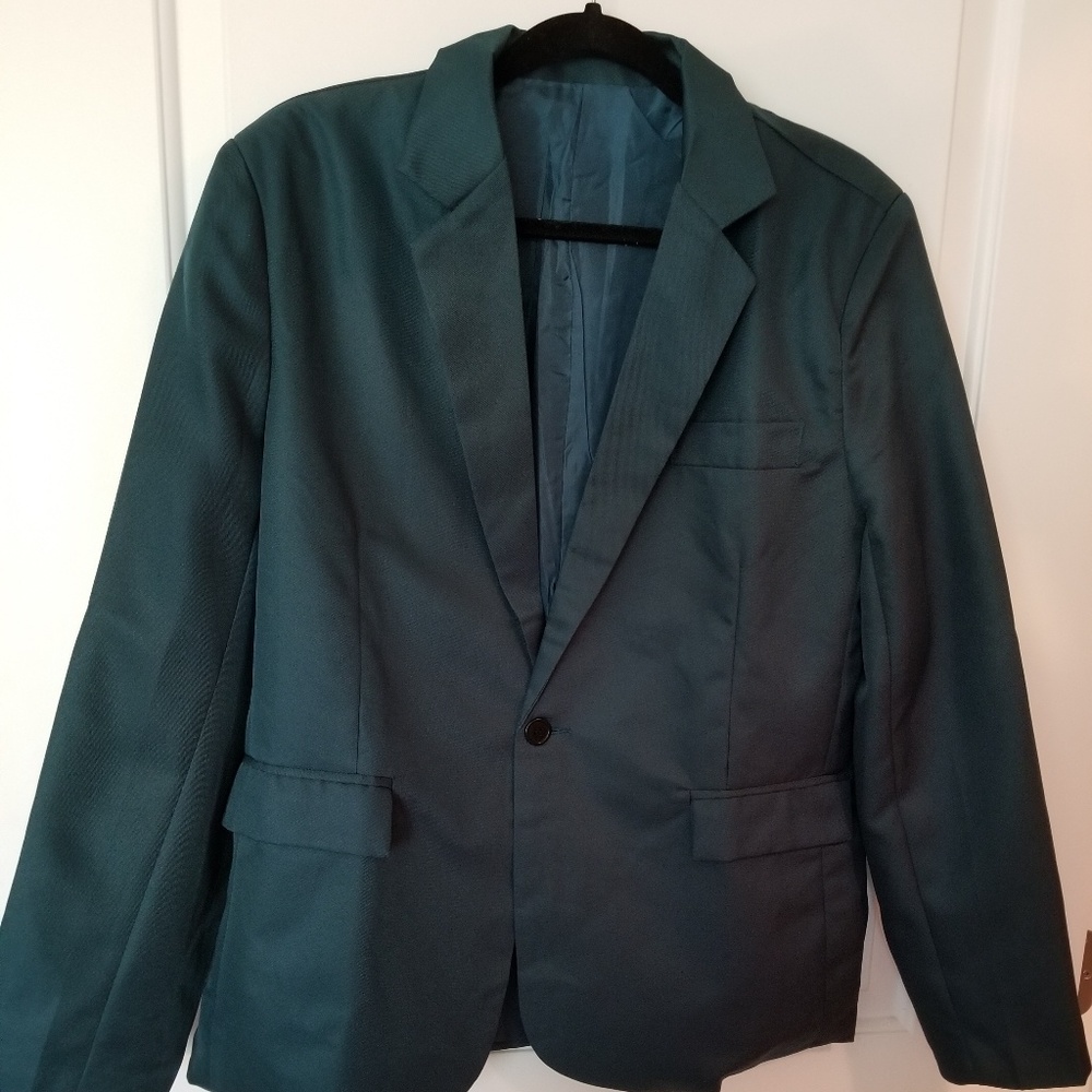 Dark Green Men's Blazer